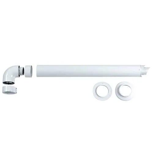 Vaillant Hermetik Kombiler İçin Orijinal Yatay Baca Seti Ø60x100