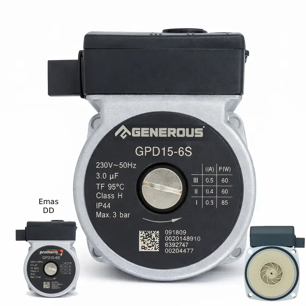 Demirdöküm Nepto Protherm Emas Uyumlu Pompa Motoru GPD 15-5S