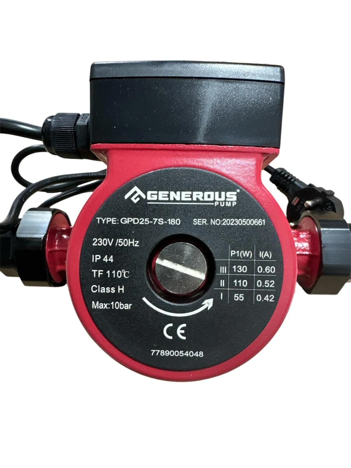 Generous GPD25-7s Sirkülasyon Pompası 180 mm 130 W